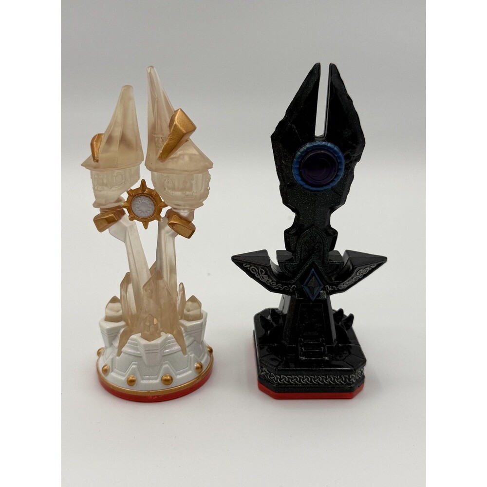 Skylanders Trap Team Light Dark Expansion Pieces White Black Lot Activision